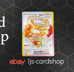 Eevee ex #174 Scarlet & Violet Black Star Promo NM Pokemon Card T1 - Image 1