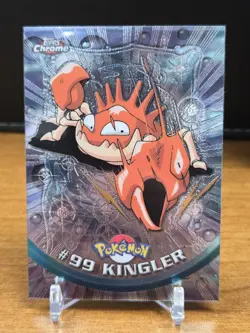 KINGLER - Topps Chrome Series 2 Pokemon Card LP #99 - Image 1