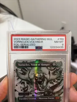 Vorinclex, Voice of Hunger Borderless Foil Serialized 489/500 Graded 8 - Image 3