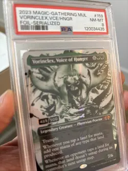 Vorinclex, Voice of Hunger Borderless Foil Serialized 489/500 Graded 8 - Image 5