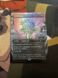 Wizards of the Coast MTG Secret Lair Drop Skullclamp #2416 Foil Alt Art English - Image 1
