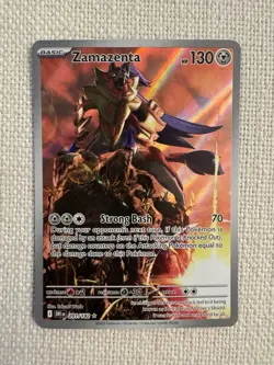 Zamazenta 201/182 Sv10: Destined Rivals Illustration Rare Pokemon TCG NM - Image 1