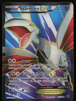 Skarmory EX 145/146 Full Art Ultra Rare XY Pokemon English HP - Image 1