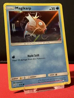 Pokemon TCG Magikarp 8/18 Common Detective Pikachu Pokemon Holo - Image 1