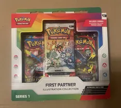 Pokemon First Partner Illustration Collection Series 1 Promo Booster Box English - Image 1