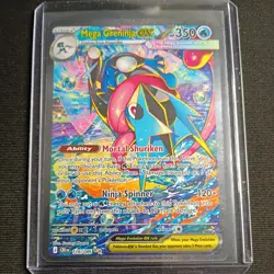 Mega Greninja ex SIR 116/086 Chaos Rising Special Illustration Rare Pokemon TCG - Image 1