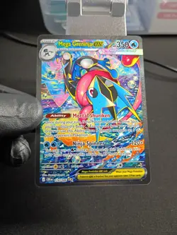 Mega Greninja ex SIR 116/086 Chaos Rising Special Illustration Rare Pokemon TCG - Image 4