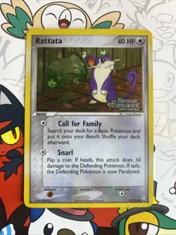 Pokemon Card - Rattata Team Rocket Returns 72/109 Reverse Holo Common - Image 1
