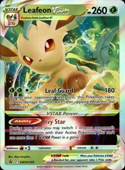 Leafeon VSTAR - SWSH195 Holo - Pokemon SWSH: Sword & Shield Promo Cards - LP - Image 1