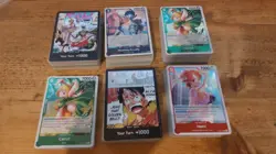 One Piece holo bundle, 275+ cards - Image 1