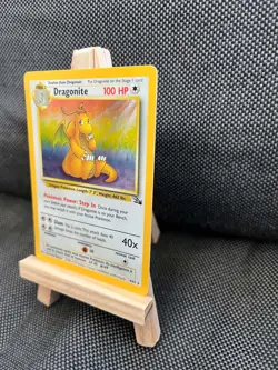 Dragonite Holo 4/62 Pokemon Card Fossil Collection Good Condition - Image 3