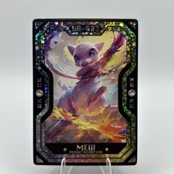 Pokemon Mengka 2.0 - Mew UR-003 Card - Chinese Non TCG Mengka v2 - Image 1
