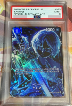 One Piece Card 2025 PSA 9 Tashigi OP06-050 SP Alternate Art OP12 Japanese - Image 1