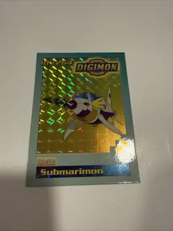 1999 Digimon Toy Exclusive Card Submarimon ID #264 Holo FOIL DP-300 - Image 1