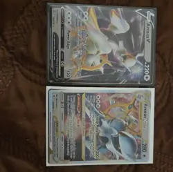 Pokemon TCG Brilliant Stars Arceus V + Arceus VSTAR Lot (Metal cards) - Image 1