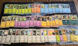 Sv: Black Bolt 50-Card Bulk Lot + 5 Holos Pokemon - English - No Duplicates! - Image 1