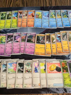 Sv: Black Bolt 50-Card Bulk Lot + 5 Holos Pokemon - English - No Duplicates! - Image 3