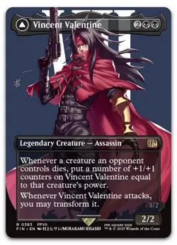 Vincent Valentine (Borderless) #383 (NM) Final Fantasy FIN Magic MTG - Image 1
