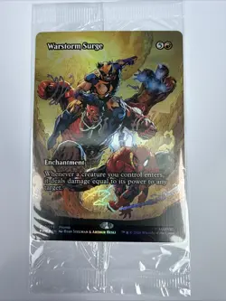 MTG, Warstorm Surge FOIL Promo Enchantment *Sealed - Avengers Armageddon - Image 1