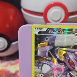 Pokemon TCG Genesect XY Promo Holo English XY119 Volcanion Mythical Collection - Image 3