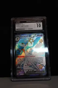 Pokemon CGC Gem Mint 10 Scarlet & Violet Paldean Fates Gardevoir ex 217/091 - Image 1
