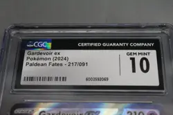 Pokemon CGC Gem Mint 10 Scarlet & Violet Paldean Fates Gardevoir ex 217/091 - Image 3