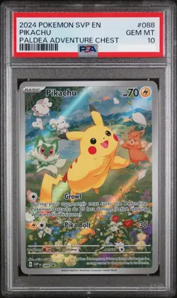 Pokemon Promo Pikachu 088 PSA 10 - Image 1