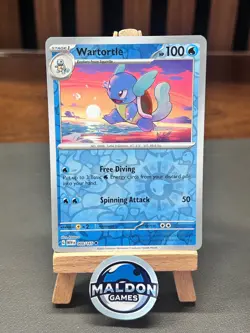 Wartortle 008/165 151 Uncommon NM 2023 Reverse Holo - Image 1