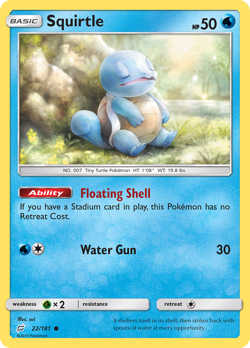 Squirtle 22/181 Team Up Common NM 2019 - Image 2