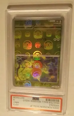 Weedle Holo Master Ball 013/165 Japanese 2023 Pokemon Graded PSA 9 - Image 2