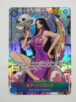 One Piece Trading Card Boa Hancock OP07-051 SR Super Parallel Comic Para Rare - Image 5