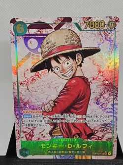 Monkey.D.Luffy SEC Parallel OP13-118 Japanese ONE PIECE Carrying on His Will NM - Image 1