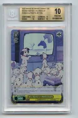 Weiss Schwarz Disney 100 Children Of Pongo & Padita 101 Dalmatians Foil BGS 10💎 - Image 1