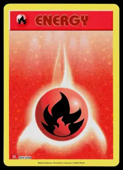 Basic Fire Energy 033/034 Trading Card Game Classic Holo - Image 1