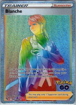Blanche (Secret) 082/078 Pokemon GO - Pokemon Card - NM - Image 1