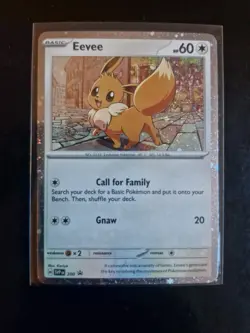 5x Eevee SVP200 Destined Rivals Cosmos Holo Black Star Promo Pokemon TCG Card - Image 1