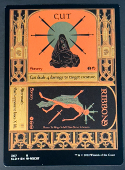 MTG NM Pack Fresh Cut Ribbons (Foil Etched Gold) - Secret Lair x MSCHF SLD - Image 1