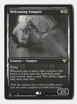 Welcoming Vampire 313 Rare Innistrad: Double Feature Magic: The Gathering NM - Image 1