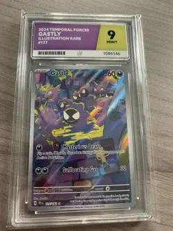 Gastly 177/162 - Ace 9 - Illustration Rare - Pokemon Card - Temporal Forces - Image 1