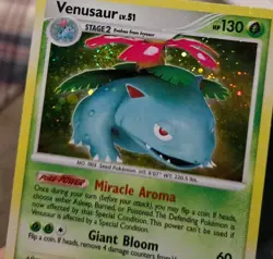 Venusaur 20/132 Rare Beautiful Holo Bleed Pokemon 2007 Secret Wonders NM 2X 🌀 - Image 3