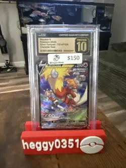 CGC 10 PRISTINE Blaziken V TG14/TG30 Silver Tempest Trainer Gallery Pokemon 2022 - Image 1