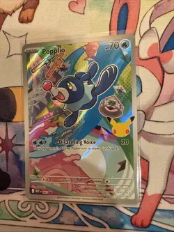 Pokemon TCG Popplio 045 Me: Mega Evolution Black Star Promo Holo MINT/Near Mint - Image 1