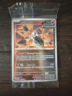 Pokemon SEALED Iron Moth 028/182 Gamestop Exclusive Promo Reverse Holofoil!! - Image 1