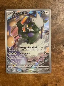 Pokemon TCG Tornadus 210 Black Star Promo Pokemon Center Exclusive Stamped - Image 1