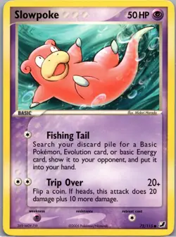 Pokemon TCG Pokemon Slowpoke Slowpoke Common Regular - Image 1