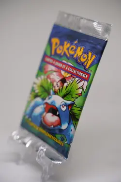FRENCH Pokemon Base Set 1st Edition Booster Pack Venusaur Art WOTC TCG Sealed - Image 3