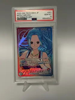 PSA 10 Nefeltari Vivi (001) (ALT ART LEADER) EB03-001 : One Piece Heroines - Image 1