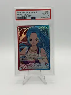 PSA 10 Nefeltari Vivi (001) (ALT ART LEADER) EB03-001 : One Piece Heroines - Image 2