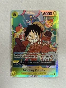 Monkey.D.Luffy OP07-109 - One Piece TCG - SR Super Rare NM English Foil - Image 1