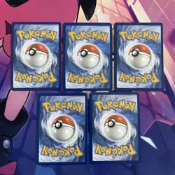 Pokemon TCG | Black Bolt & White Flare English Illustration Rare X5 Card Bundle - Image 5